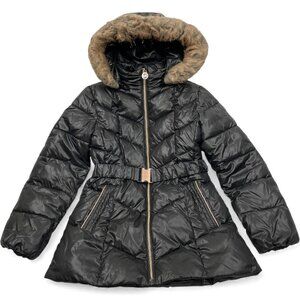Michael Kors Puffer Removable Hood Winter Coat Jacket Parka Girls Kids 10-12